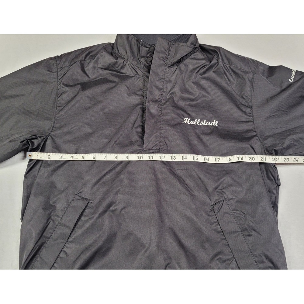 North End Quarter Zip Pullover Long Sleeve Black Windbreaker Jacket Men's Size S - Picture 8 of 9
